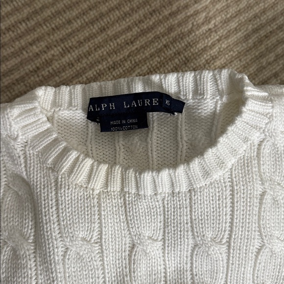 Ralph Lauren Women's Cable Knit Sweaters - Red, Pink, Purple, Teal, White - Picture 15 of 16